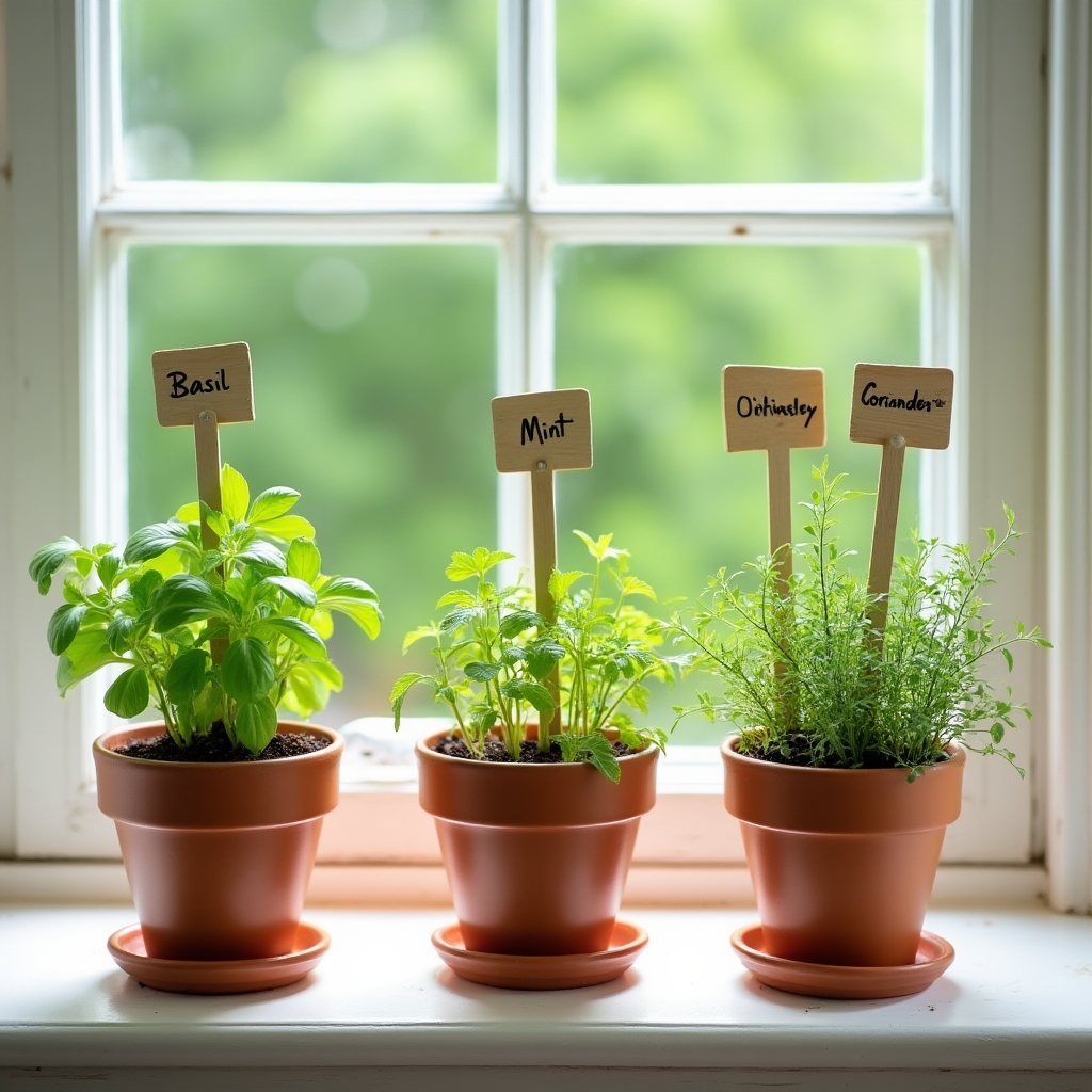 Ghivece cu ierburi aromatice pentru începători pe un balcon