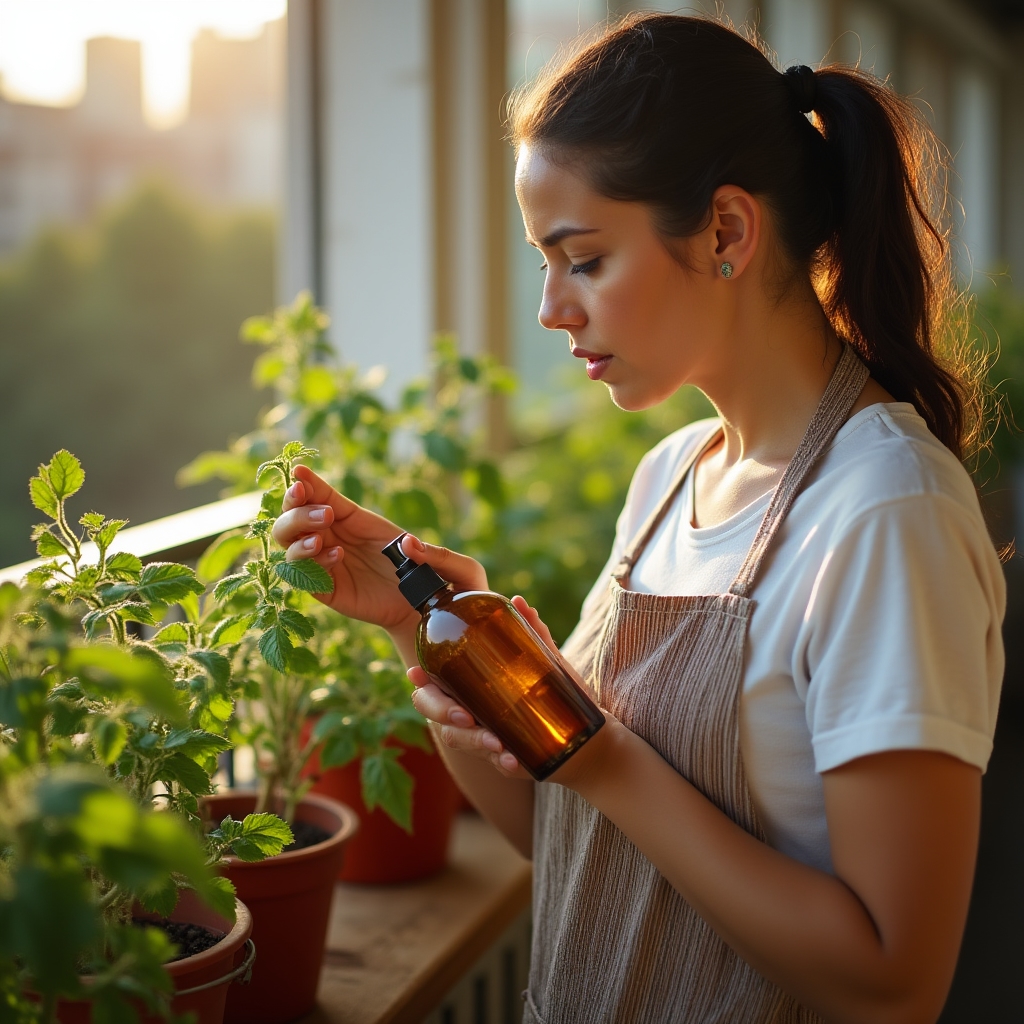 Îngrijire organică a plantelor cu soluție naturală