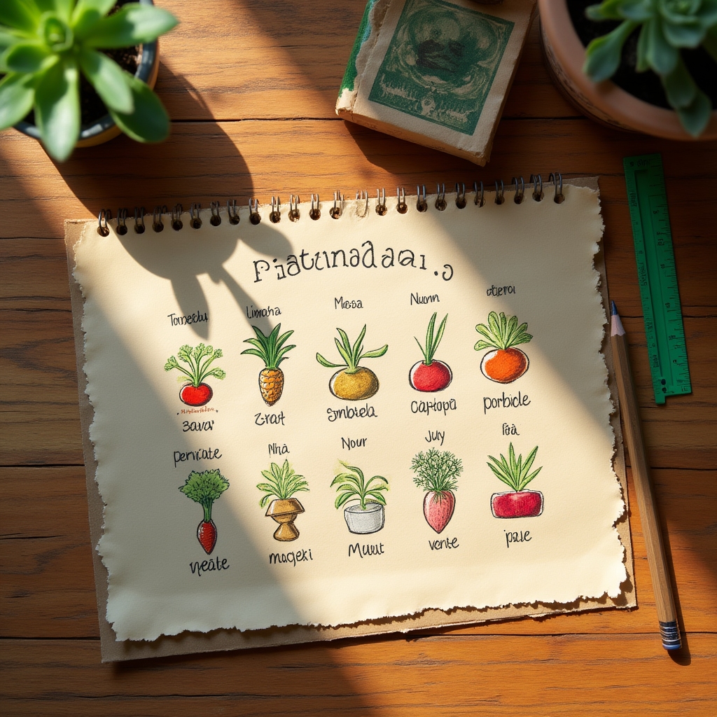 Calendar de planificare sezonieră pentru grădinăritul urban